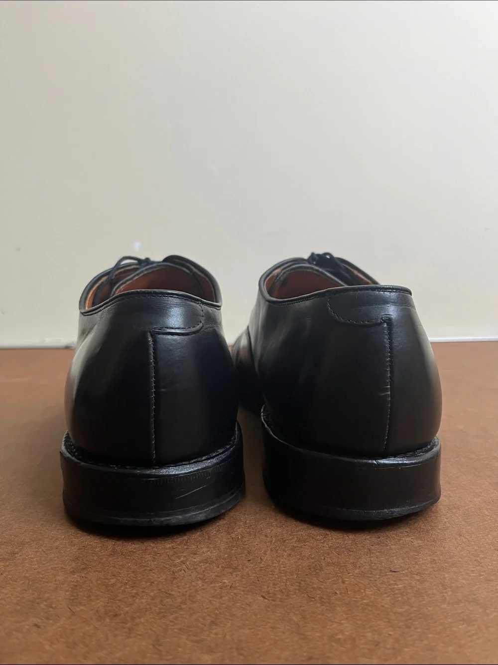 Allen Edmonds Byron Men’s Size US 9D EU 43 UK/AU 8.5 black Cap Toe Dress Shoe